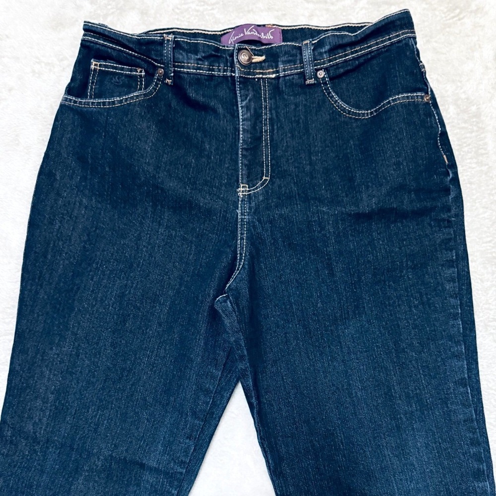 Gloria Vanderbilt Straight‎ Leg Women's Jeans 12 Dark Wash High Rise Classic Fit